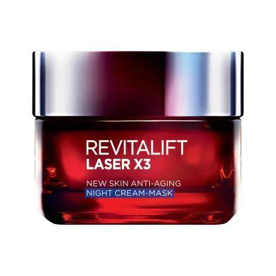 LOreal Paris Revitalift Laser x 3 Night Cream 50 ML - Anti-Aging
