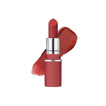 Mac Mini Lipstick Devoted to Chili: Warm brick red (Powder Kiss)