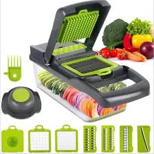16 IN1 Mandoline Slicer Veggie Food Chopper Vegetable Cutter Tomato Carrot Grater Cheese French Onion Shredders Kitchen Tool