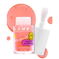 LAMEL Hydrating Lip Oil LET`S GLAZE 402 (Strawberry jam)