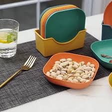 10Pcs Multi-Function Spit Bone Dish House Hold