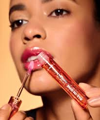 LAMEL All in One Lip Tinted Plumping Oil, 401 peachy