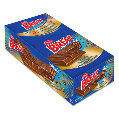 Tiffany Break Milk Chocolate Wafer Fingers 31g Pack of 12