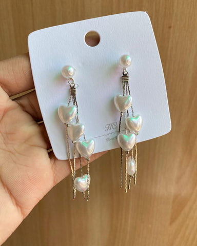 Good Quality Beautiful Earrings Heart Shape