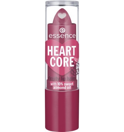 Essence - HEART CORE fruity lip balm 05 Bold Blackberry 3g