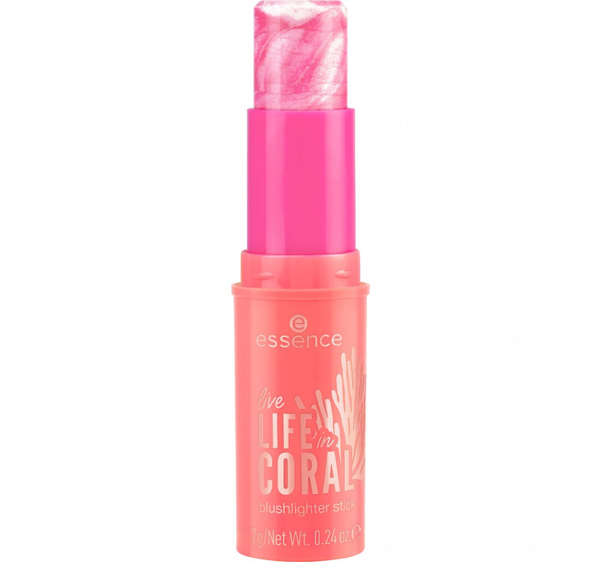 Essence - LIFE in CORAL blushlighter stick 01