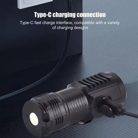 Powerful Mini 3 LED Flashlight With Pen Clip And Tail Magnet