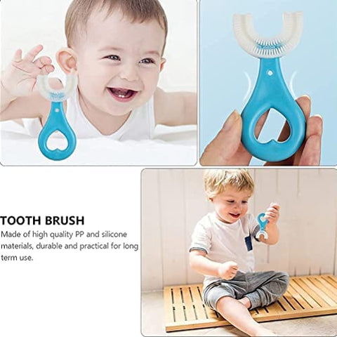 Home.Co -  Kids U - Shaped Soft Silicone Toothbrush