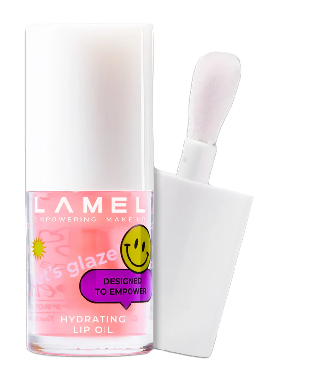 LAMEL Hydrating Lip Oil LET`S GLAZE 401(Marshmallow )
