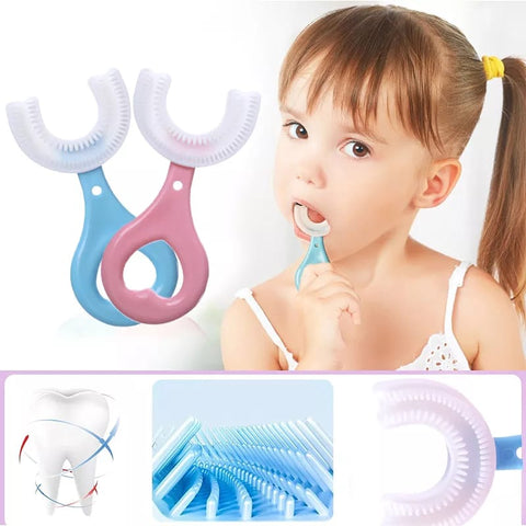 Home.Co -  Kids U - Shaped Soft Silicone Toothbrush