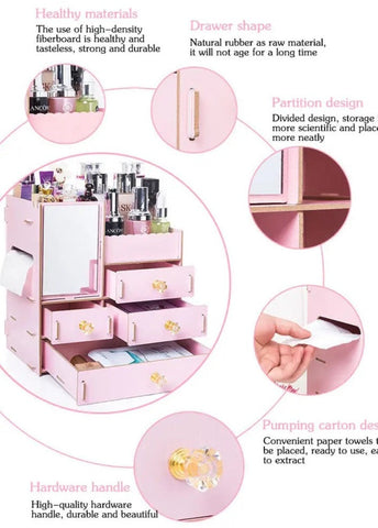 Home.Co- Wooden Jewellery Organizer