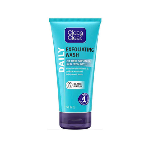 CLEAN & CLEAR EXFOLIATING DAILY WASH 150ML