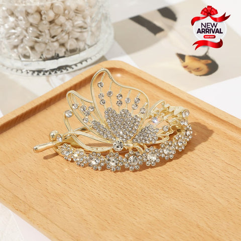 Butterfly Twist Peacock s Hair Clip