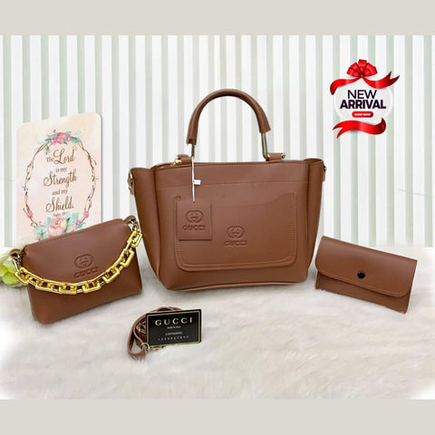 GUCCI  3 Pcs Bag Set