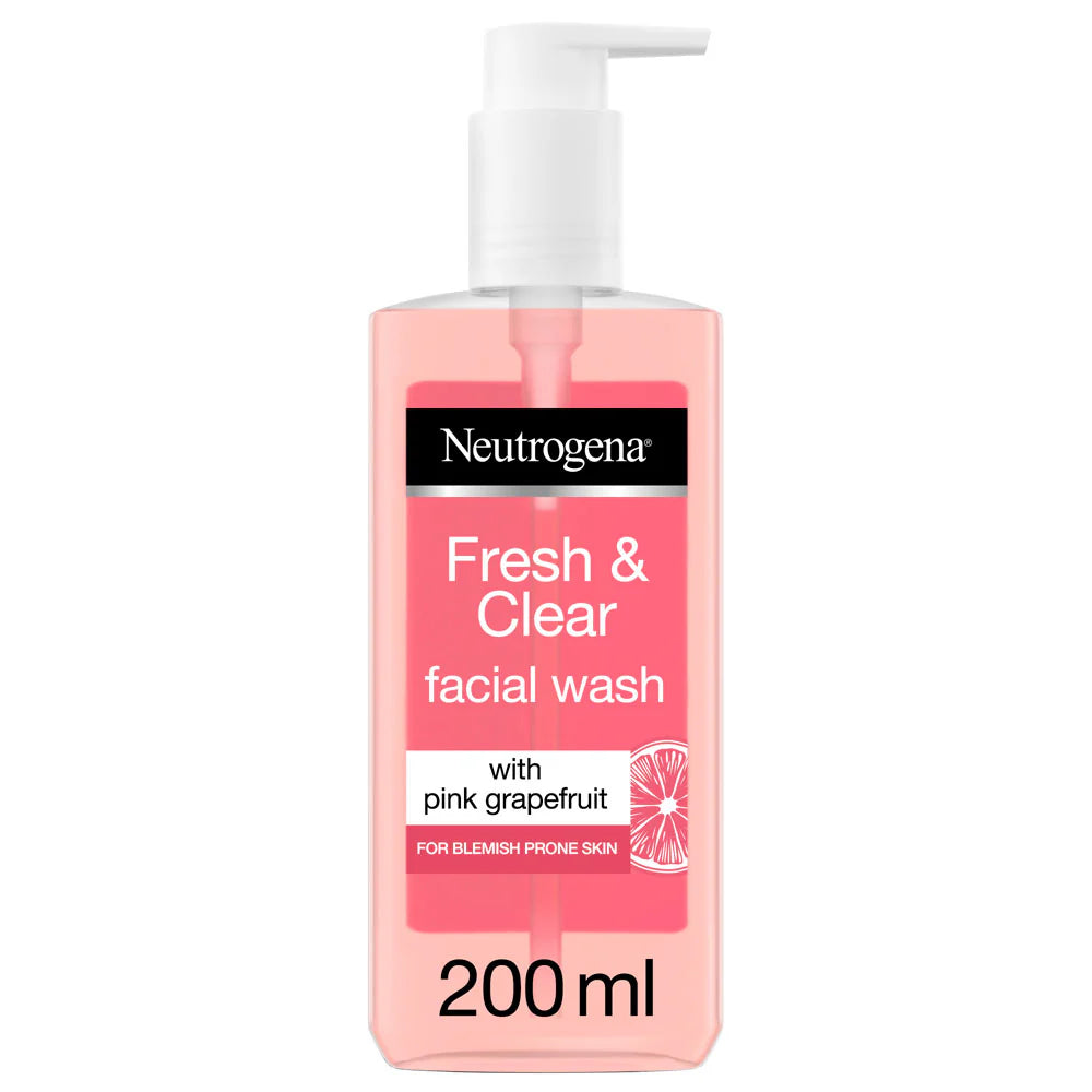 Neutrogena - Fresh & Clear Pink Grapefruit Facial Wash - 200ml