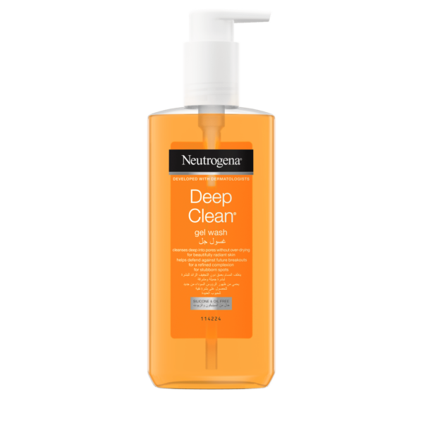 Neutrogena- Face Wash, Deep Clean, Gel, 200ml
