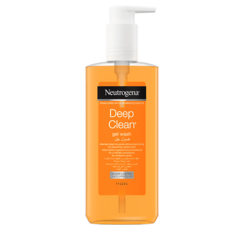 Neutrogena- Face Wash, Deep Clean, Gel, 200ml