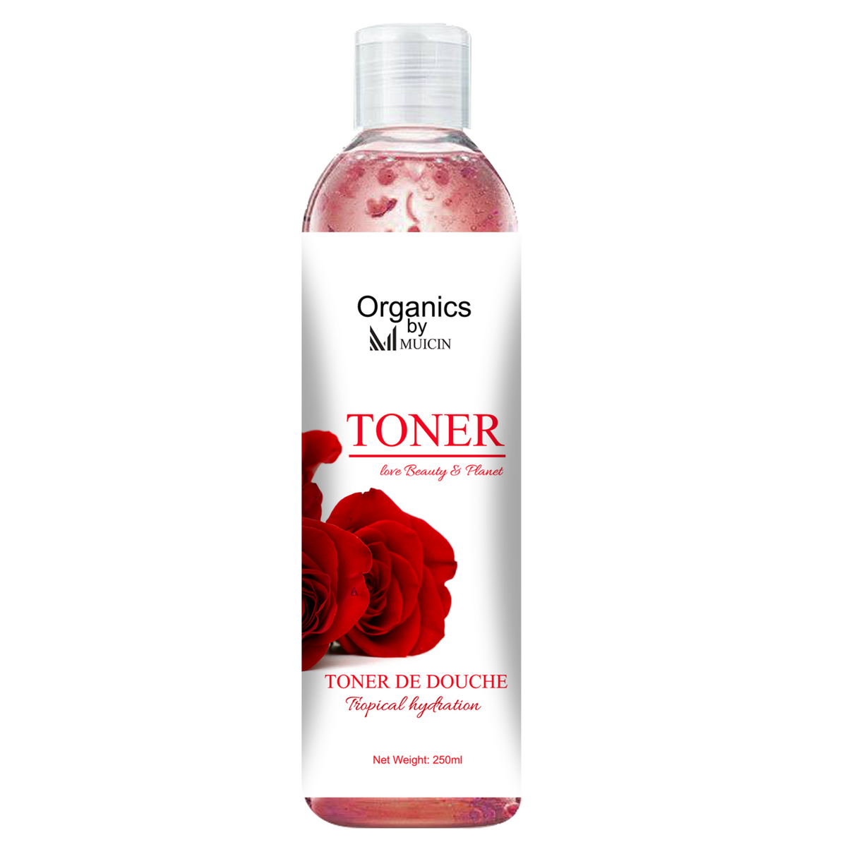 MUICIN - Organic Tropical Hydrating Rose Toner - 250Ml