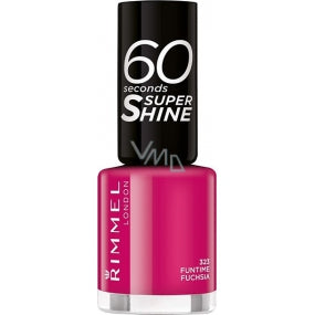 Rimmel- 60Sec Nail Polish - #323 Funtime Fuchsia