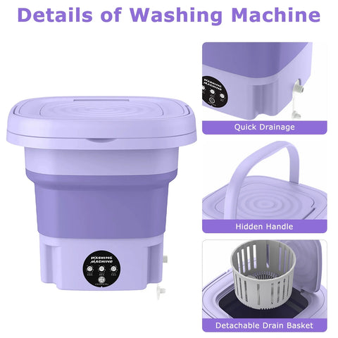 Home.Co- Foldable Mini Washing Machine