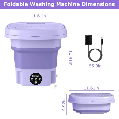 Home.Co- Foldable Mini Washing Machine