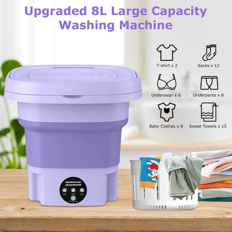 Home.Co- Foldable Mini Washing Machine
