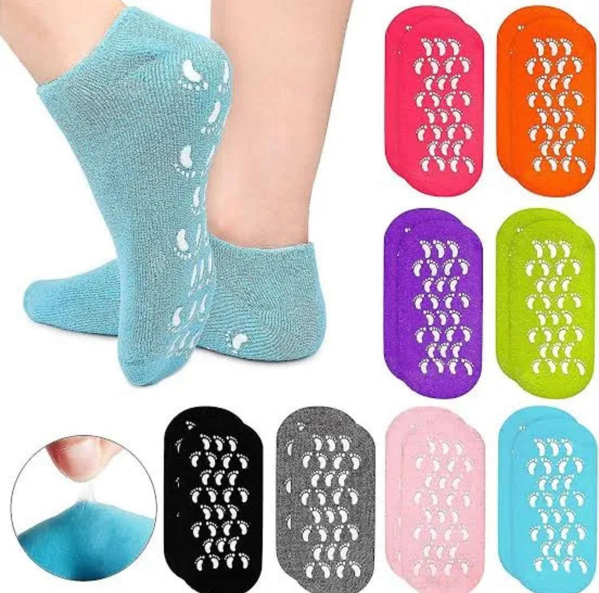 Misturizing Spa Gel Socks