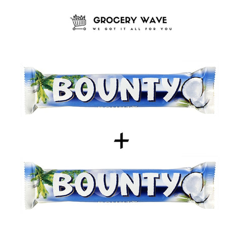 Bounty choclate bar 57gm 1+1