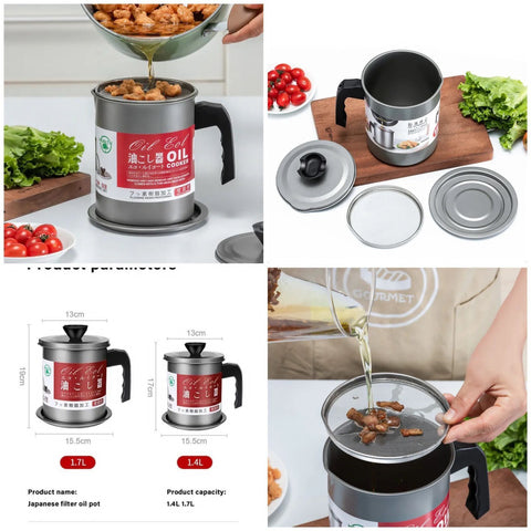 High Quality Fryer Oil Filter Pot