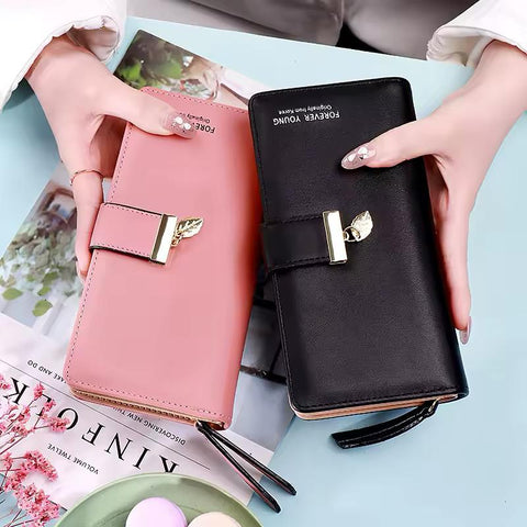 Imported Collection 
High Quality Ladies Long wallet With Card Holder and Zipper Wallet