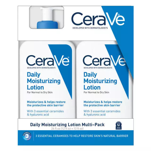 Cerave Daily Moisturizing Lotion - 12 oz , Pack of 2