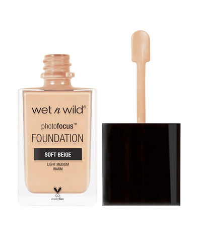 Wet n Wild- Photo Focus Liquid Foundation- Soft Beige, 365C