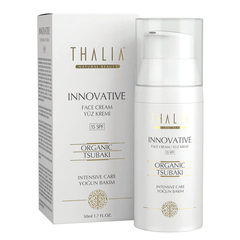 Thalia Innovative Organic Tsubaki Oily Face Care Cream 15 SPF - 50 mL Anti-Aging
