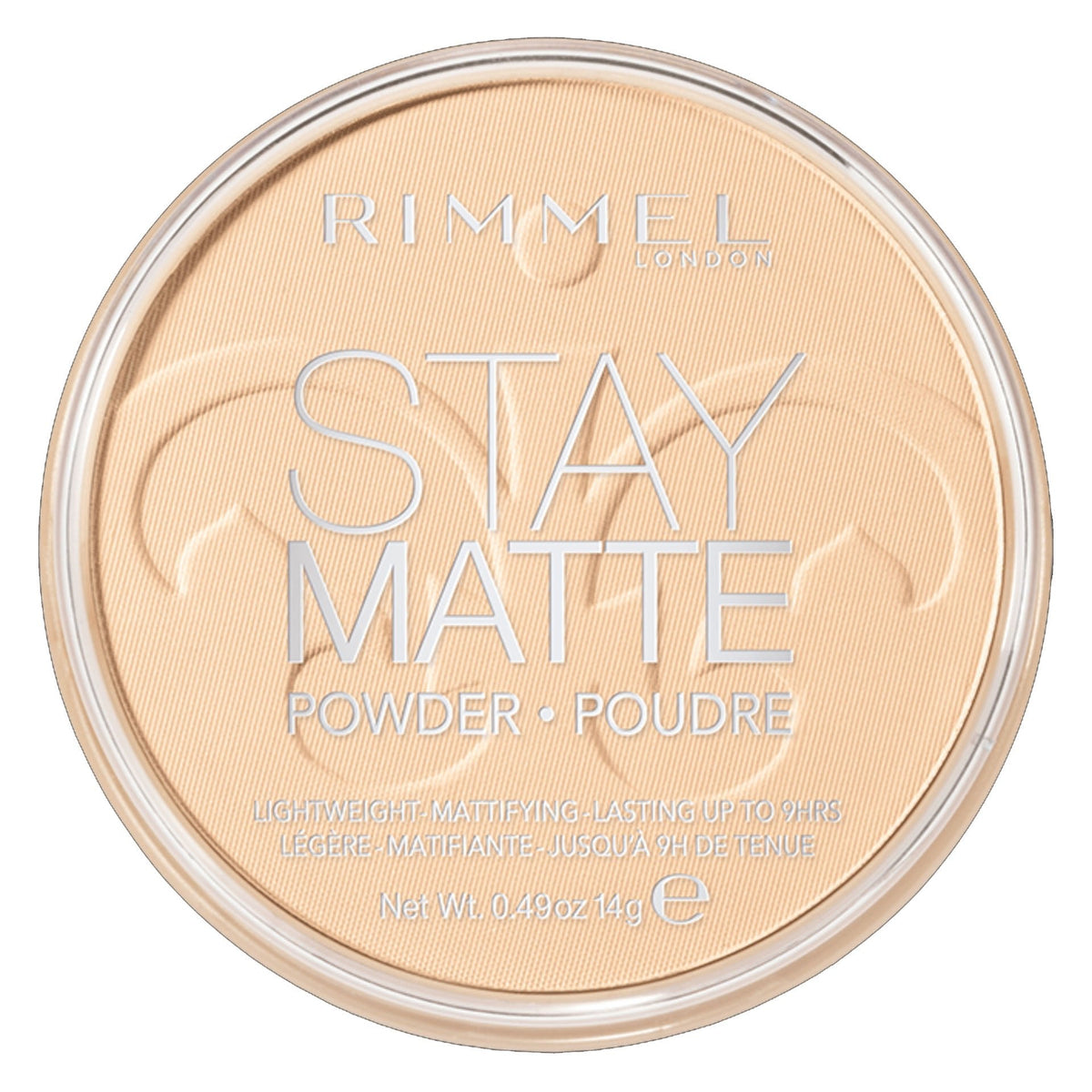 Rimmel- Stay Matte Pressed Powder, Shade 001, Transparent