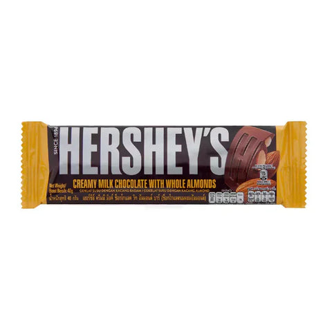 Hersheys Extra Creamy Milk Chocolate with Almonds 40g