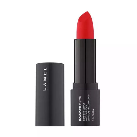 LAMEL Lipstick Powder Drop 407 Red Velvet