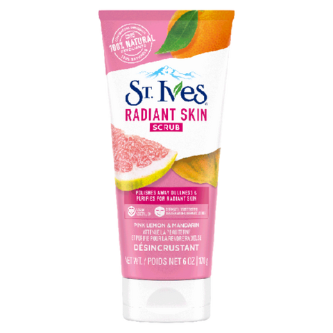 ST.IVES 170G RADIANT LEMON&MANDARIN ORANGE SCRUB