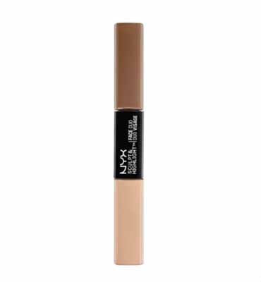 NYX Professional Makeup Sculpt and Highlight Face Duo 01 Taupe/Ivory by LOreal CPD priced at #price# | Bagallery Deals
