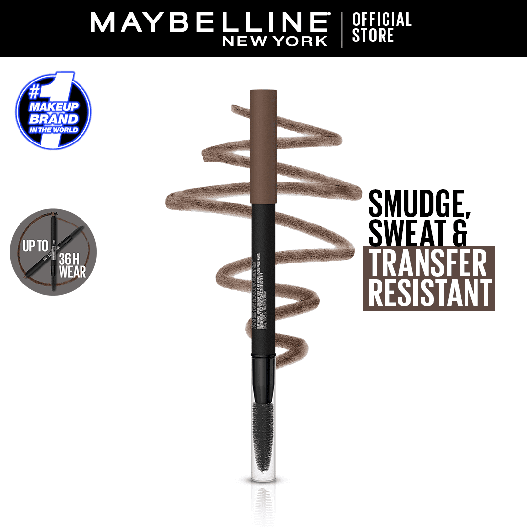 Maybelline Eyebrow Pencil Tattoo Brow 36H - 05: Medium Brown