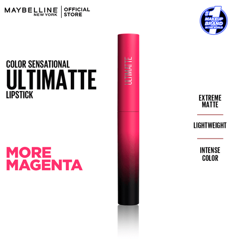 Maybelline New York Color Sensational Ultimatte Slim Lipstick - More Magenta