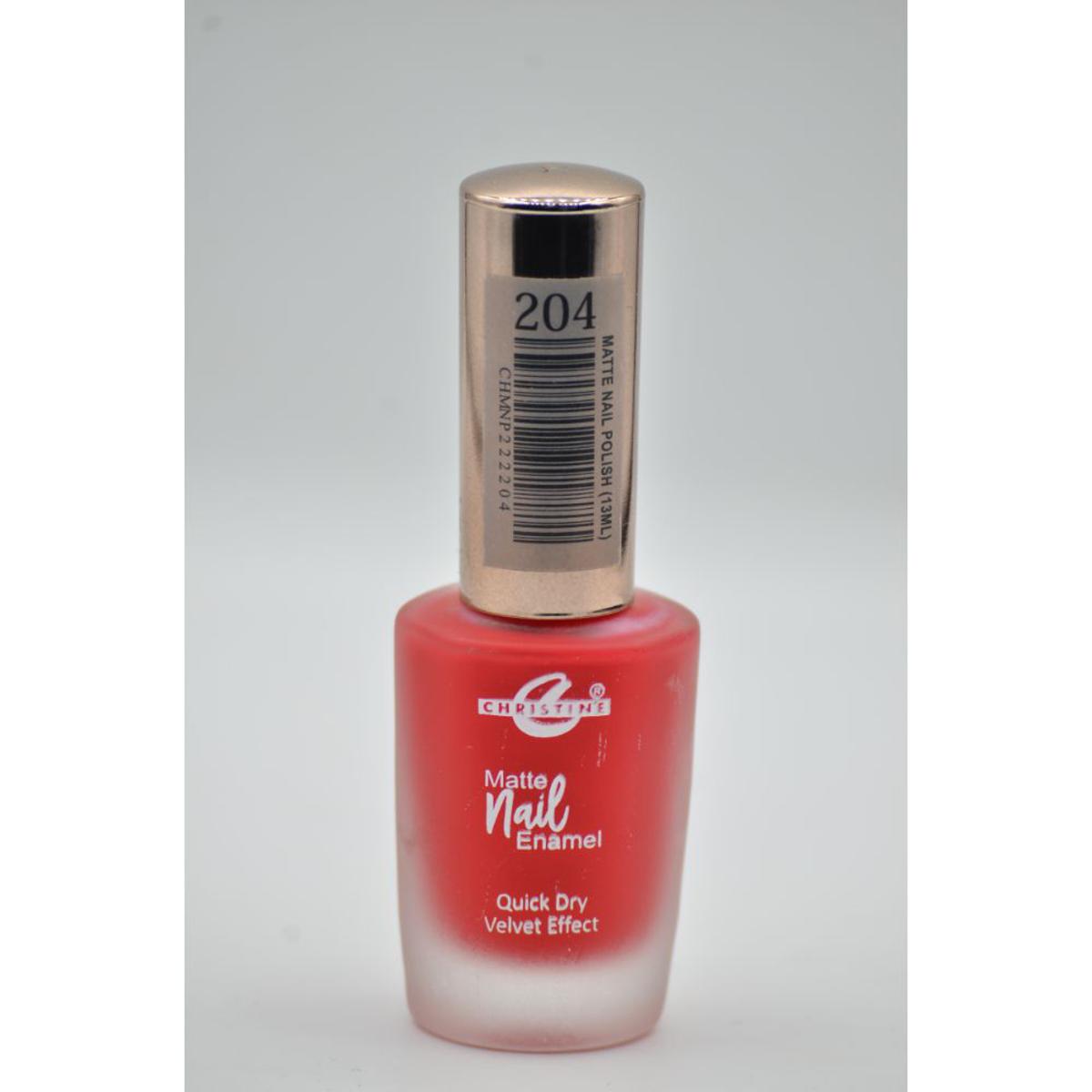 Christine Matte Nail Enamel Shade-204