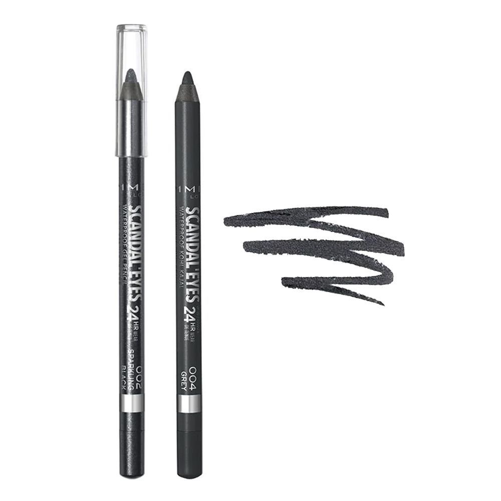 Rimmel Scandal Eyes 24HR Waterproof Kohl Kajal x2 Black