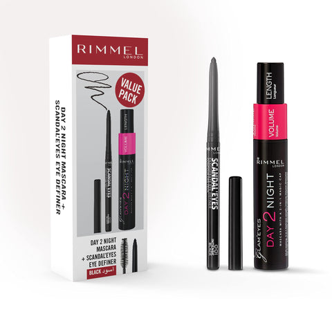 Rimmel Day 2 Night + Scandaleyes Eye Definer Black Gift Set