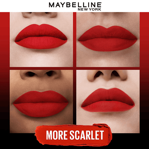 Maybelline New York Color Sensational Ultimatte Slim Lipstick - More Scarlet