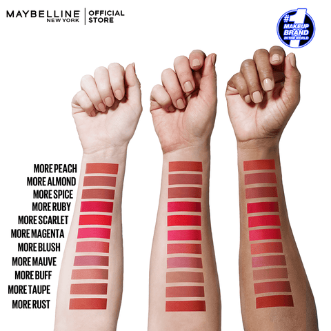 Maybelline New York Color Sensational Ultimatte Slim Lipstick - More Scarlet