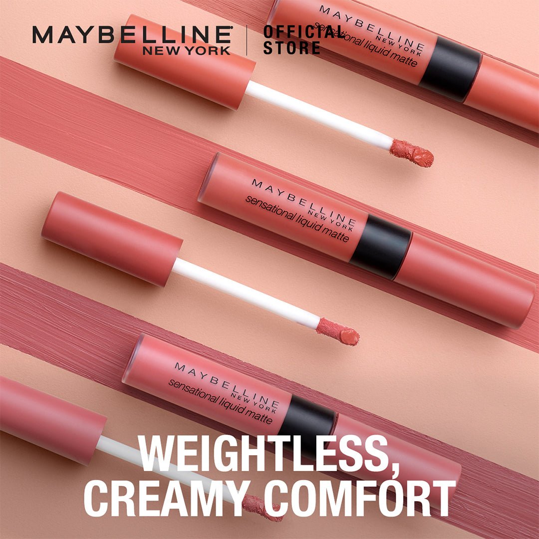 Maybelline New York- Sensational Liquid Matte NU08 Nude Shot