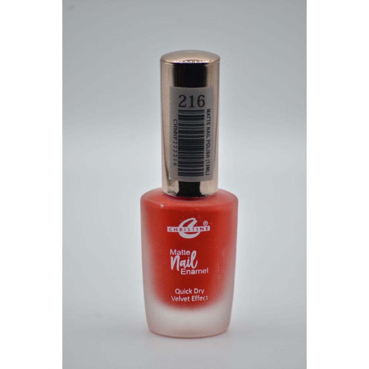 Christine Matte Nail Enamel Shade-216