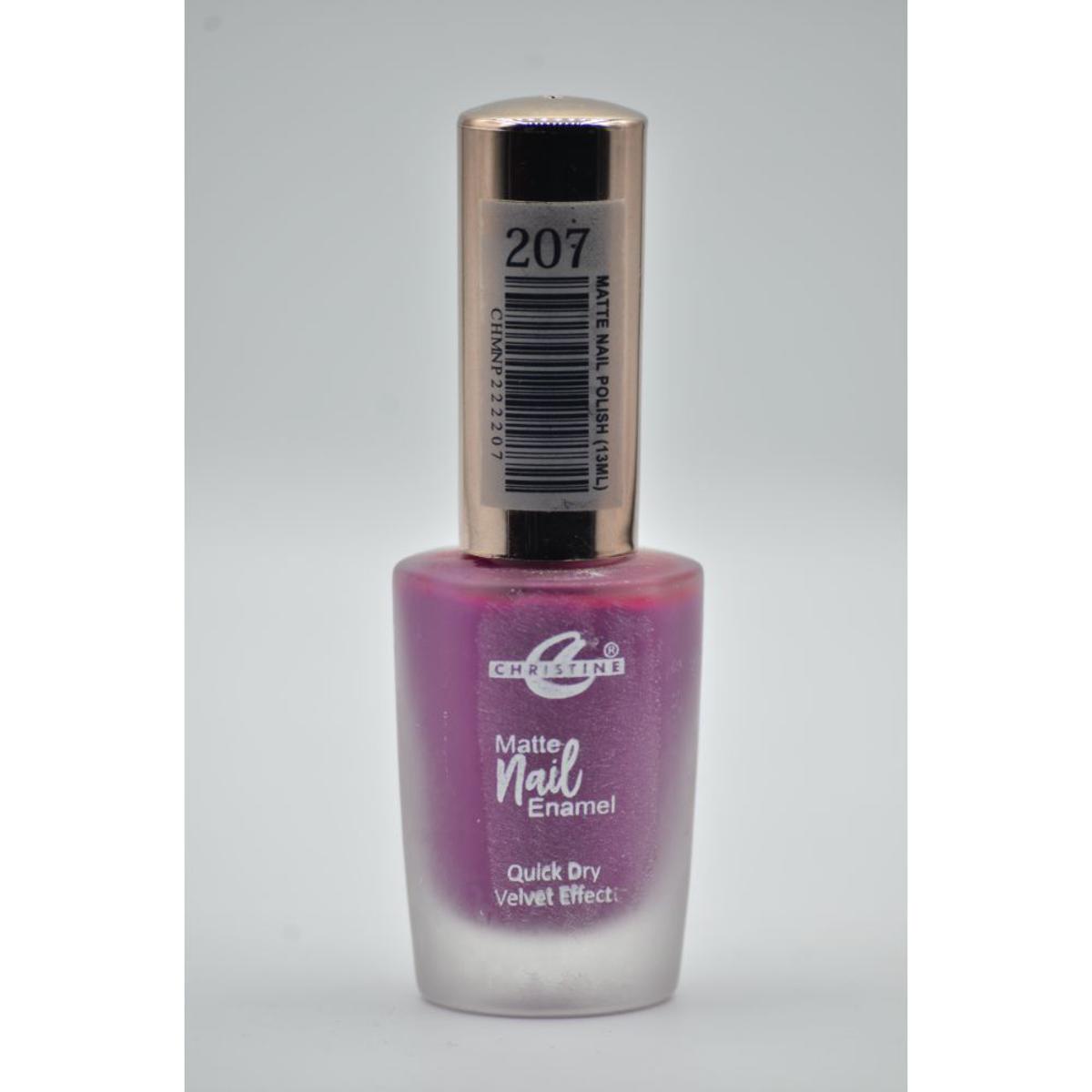 Christine Matte Nail Enamel Shade-207