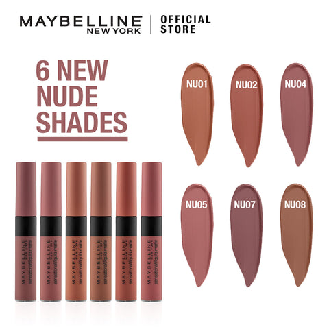 Maybelline New York- Sensational Liquid Matte NU05 Barely Legal