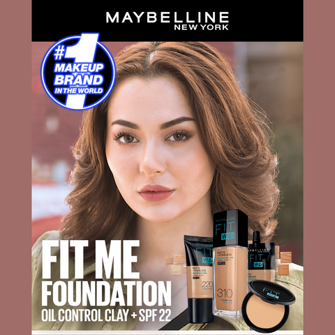 Maybelline New York- New Fit Me Matte + Poreless Liquid Foundation SPF 22 - 230 Natural Buff 30ml - For Normal to Oily Skin